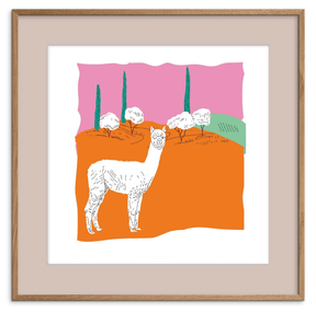 Wonderful Warehouse | Pink sky alpaca - Urban nest