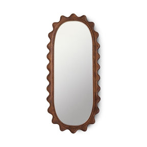Wooden ripple mirror - Urban nest