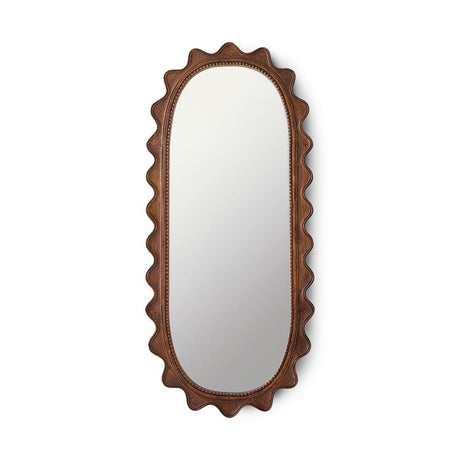 Wooden ripple mirror - Urban nest