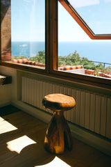 Wooden stool - chestnut - Urban Nest