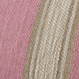 Woven striped cushion blush - Urban nest