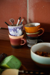 70s ceramics: americano mugs, friction (set of 4) - Urban Nest