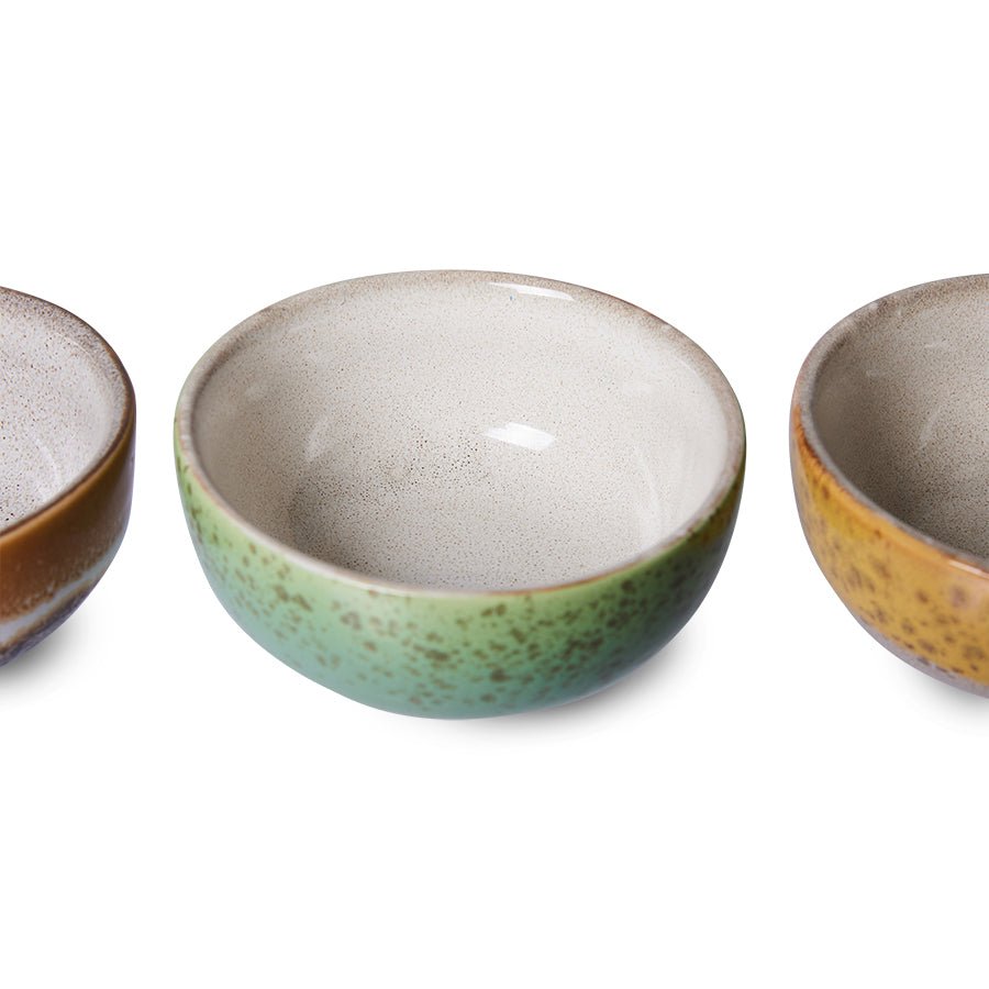 70's ceramics bowls XS: Castor (set of 4) - Urban Nest