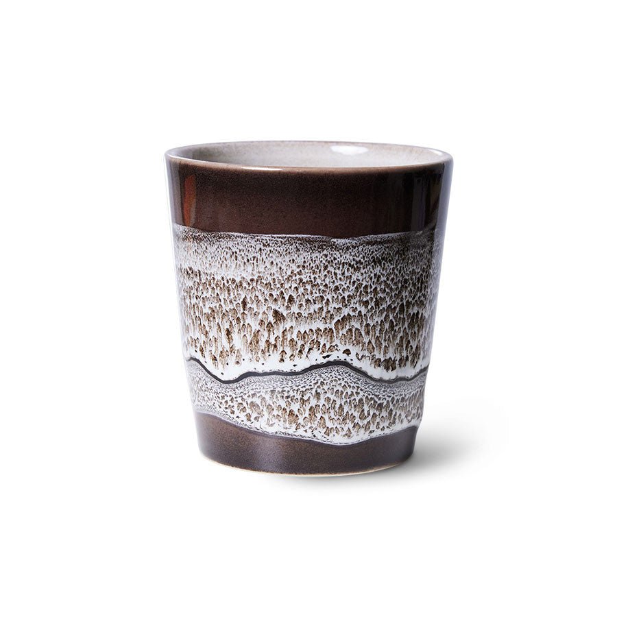 70s ceramics: coffee mug, Rock on - Urban Nest
