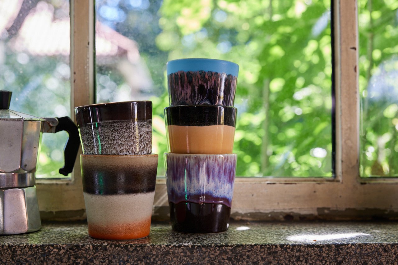 70s ceramics: coffee mug, Rock on - Urban Nest