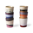 70's ceramics coffee mugs - Orion (set of 6) - Urban Nest