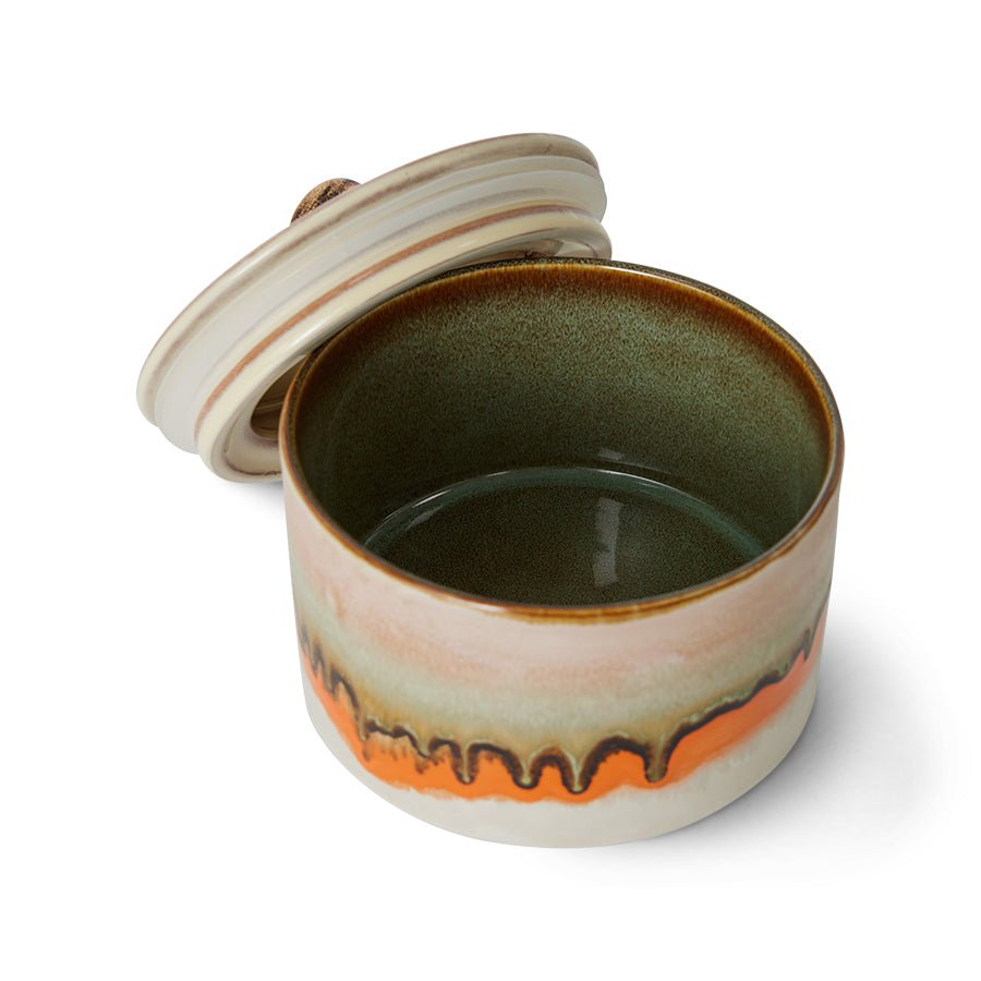 70s ceramics cookie jar - burst - Urban Nest