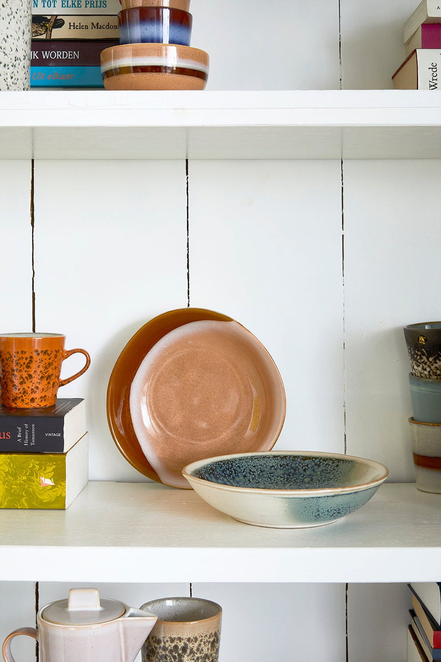 70's ceramics curry bowls: hills (set of 2) - Urban Nest