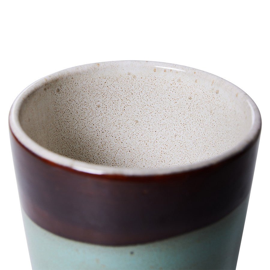 70s ceramics: latte mug, Patina - Urban Nest