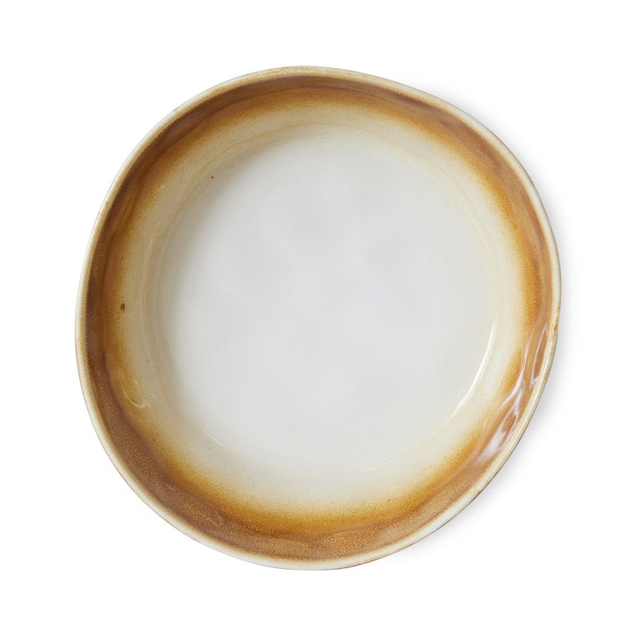 70s ceramics: pasta bowls, oasis (set of 2) - Urban Nest