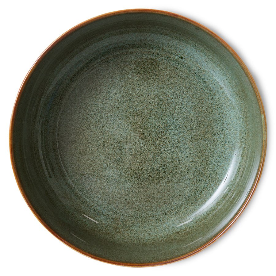70s ceramics salad bowl - shore - Urban Nest