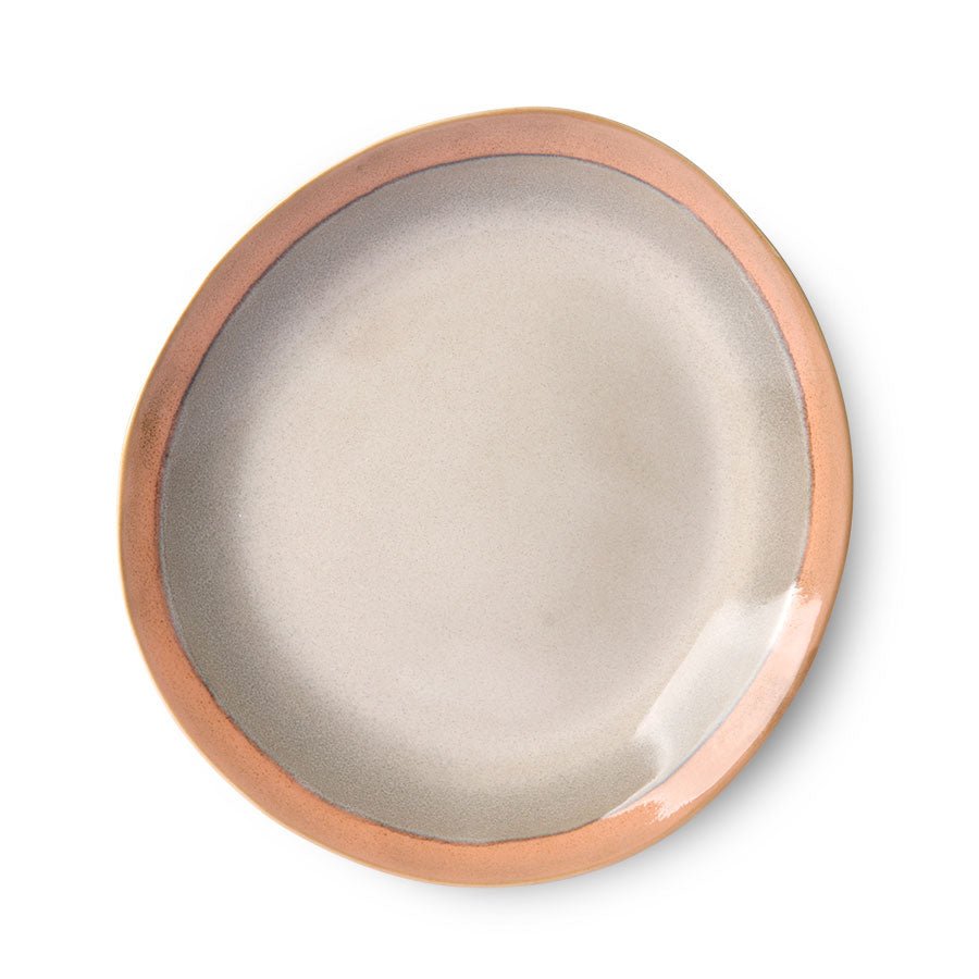 70's ceramics side plate: earth (set of 2) - Urban Nest