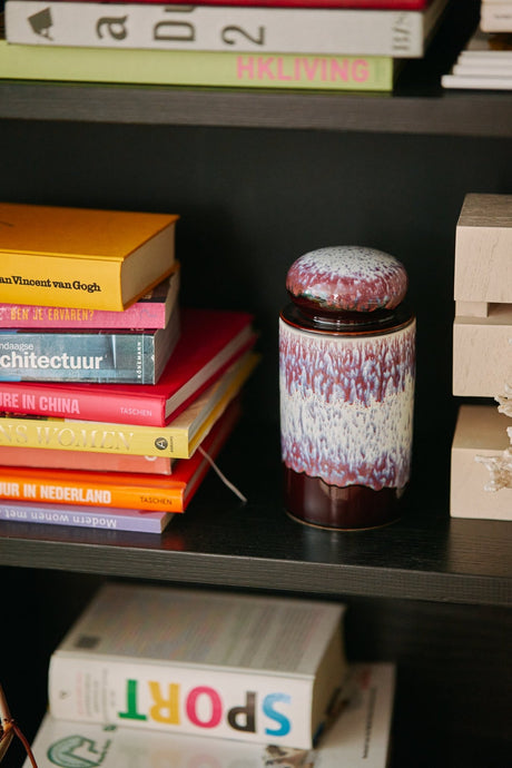 70s ceramics storage jar - yeti - Urban Nest