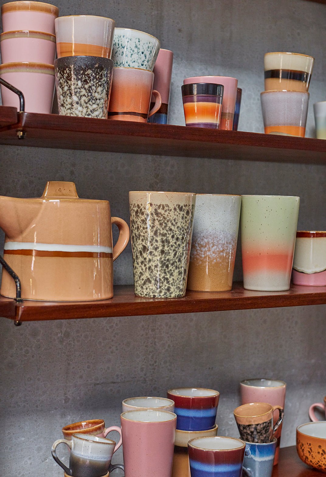 70's ceramics tea mug - Titan (set of 2) - Urban Nest