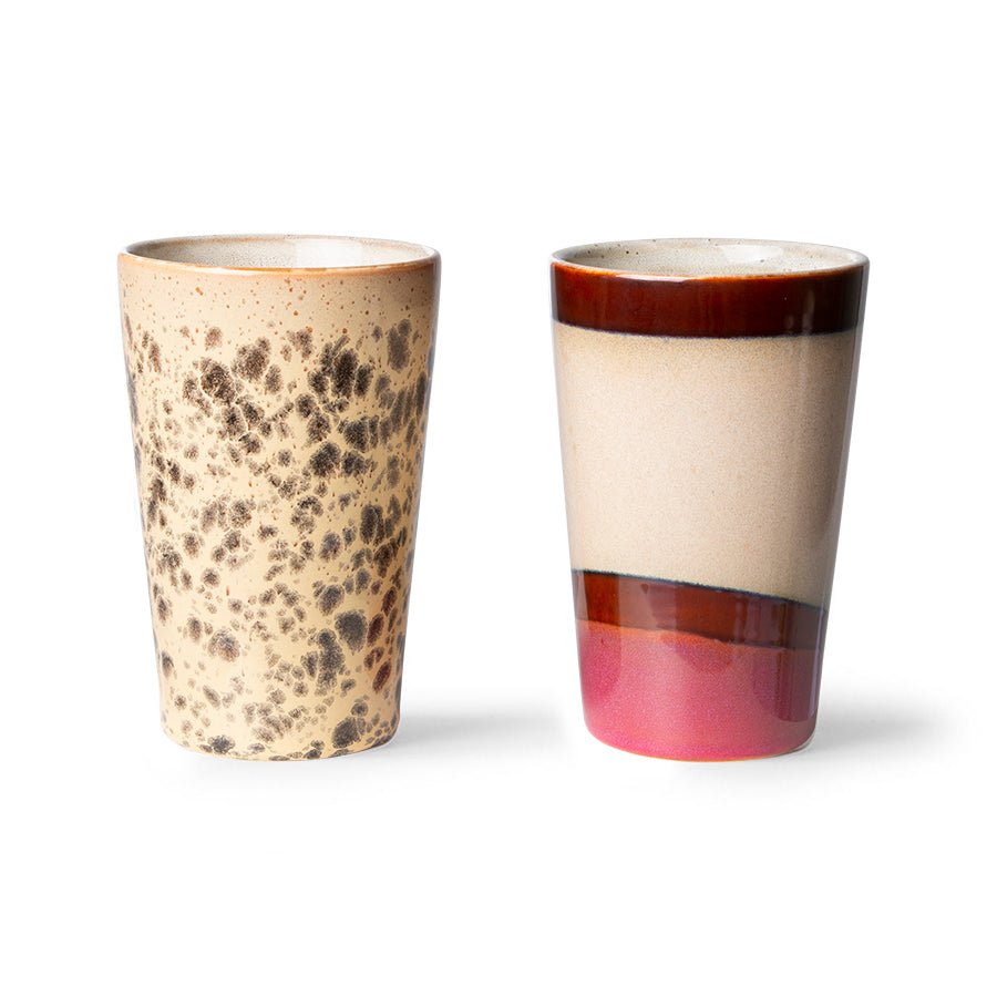 70s ceramics: tea mugs - Nova (set of 2) - Urban Nest