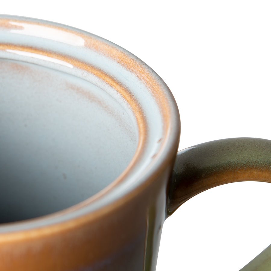 70s ceramics tea pot: Peat - Urban Nest