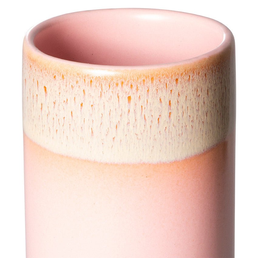 70's ceramics vase XS: Pink - Urban Nest