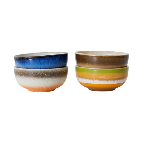 70s ceramics: xs bowls, sierra (set of 4) - Urban Nest