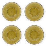 70S Glassware - saucers mud brown (set of 4) - Urban Nest