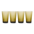 70S Glassware: tea glasses mud brown (set of 4) - Urban Nest
