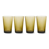 70S Glassware: tea glasses mud brown (set of 4) - Urban Nest