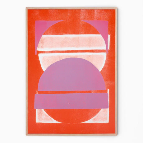 Art - Orange & Purple “Masala Sunset” - Urban Nest