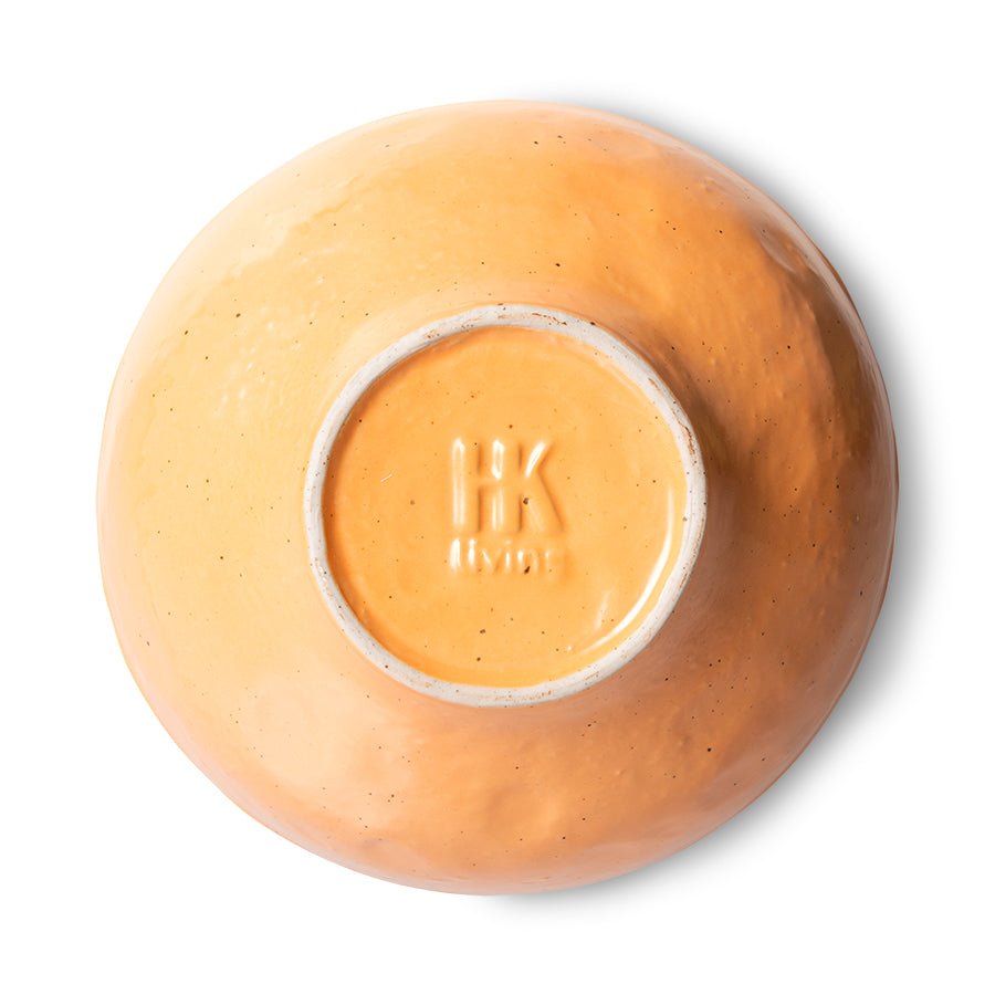Bold & basic ceramics - large bowl orange (set of 2) - Urban Nest