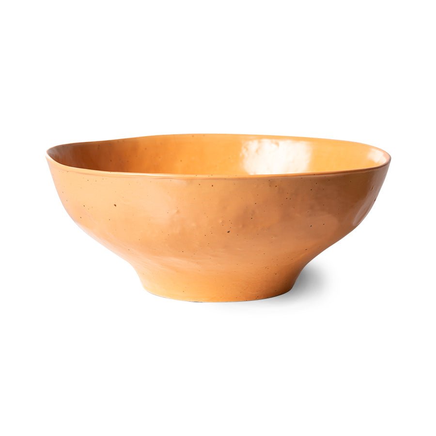 Bold & basic ceramics - large bowl orange (set of 2) - Urban Nest