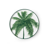 Bold & basic ceramics: porcelain side plate - palms green - Urban Nest