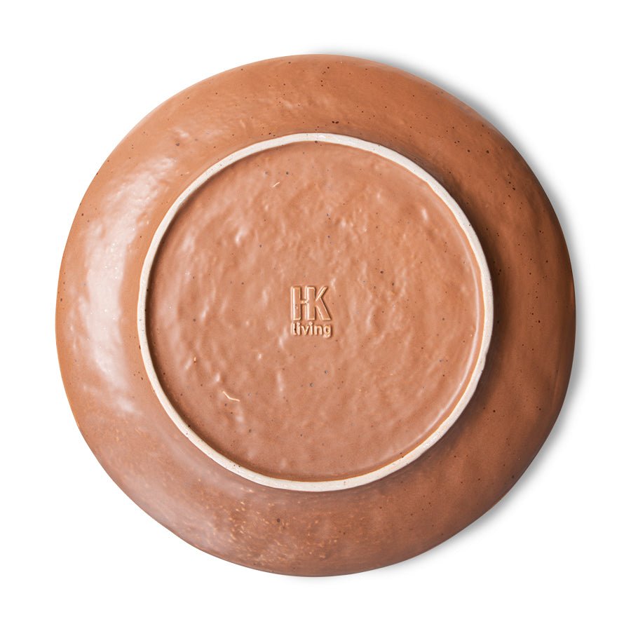 Bold & basic ceramics - side plate brown (set of 2) - Urban Nest