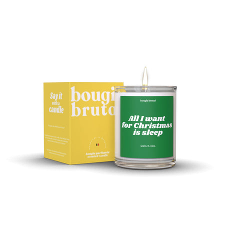 Candle - All I want for christmas is sleep - Urban Nest