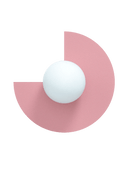 Candy wall lamp - big circle/small bulb 270 - Urban Nest