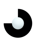 Candy wall lamp - big circle/small bulb 270 - Urban Nest