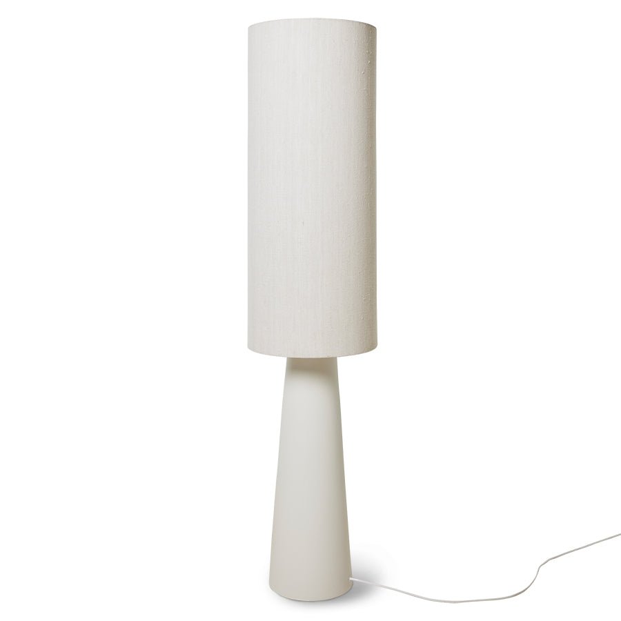 Ceramic floor lamp XL - cream - Urban Nest