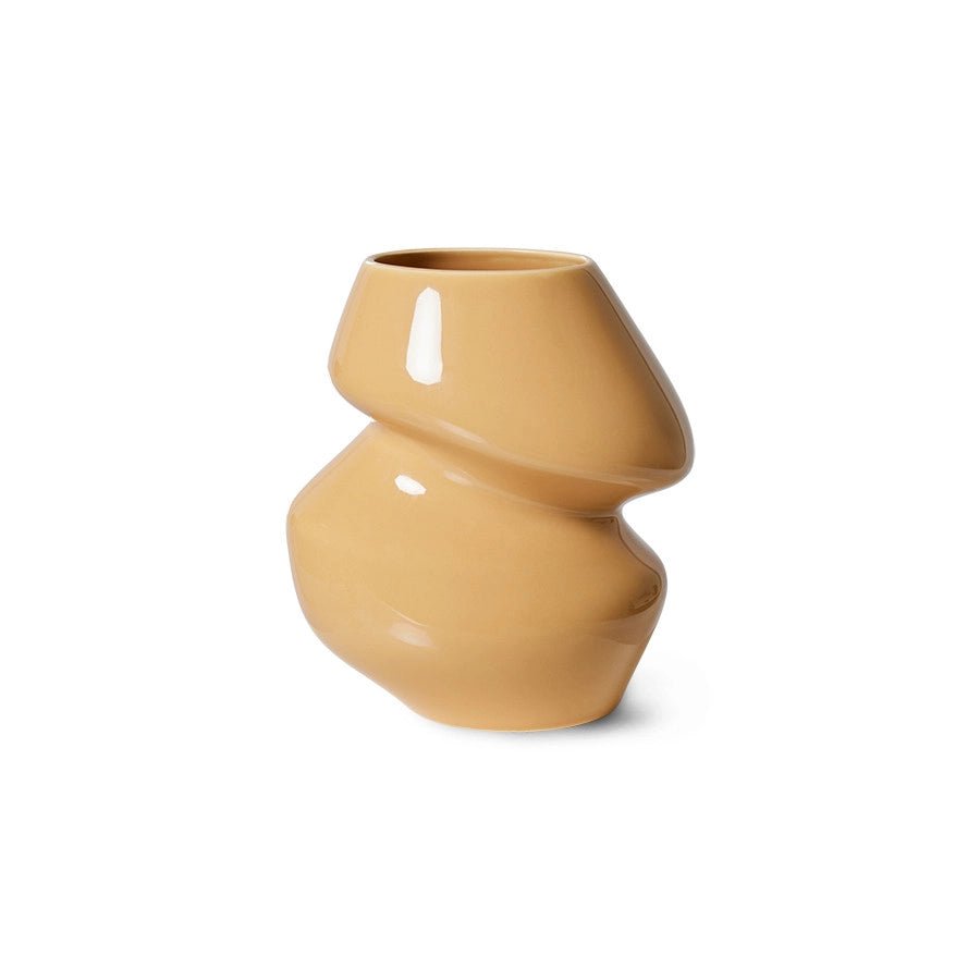 Ceramic vase organic - Cappuccino - Urban Nest
