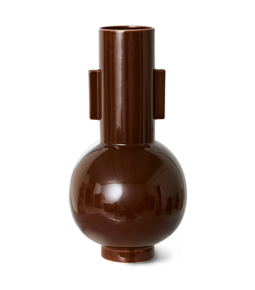 Ceramic vase organic - Espresso L - Urban Nest
