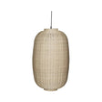 Chand Ceiling Light Oval Natural/Black - Urban Nest