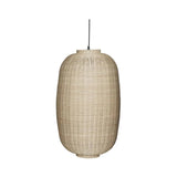 Chand Ceiling Light Oval Natural/Black - Urban Nest