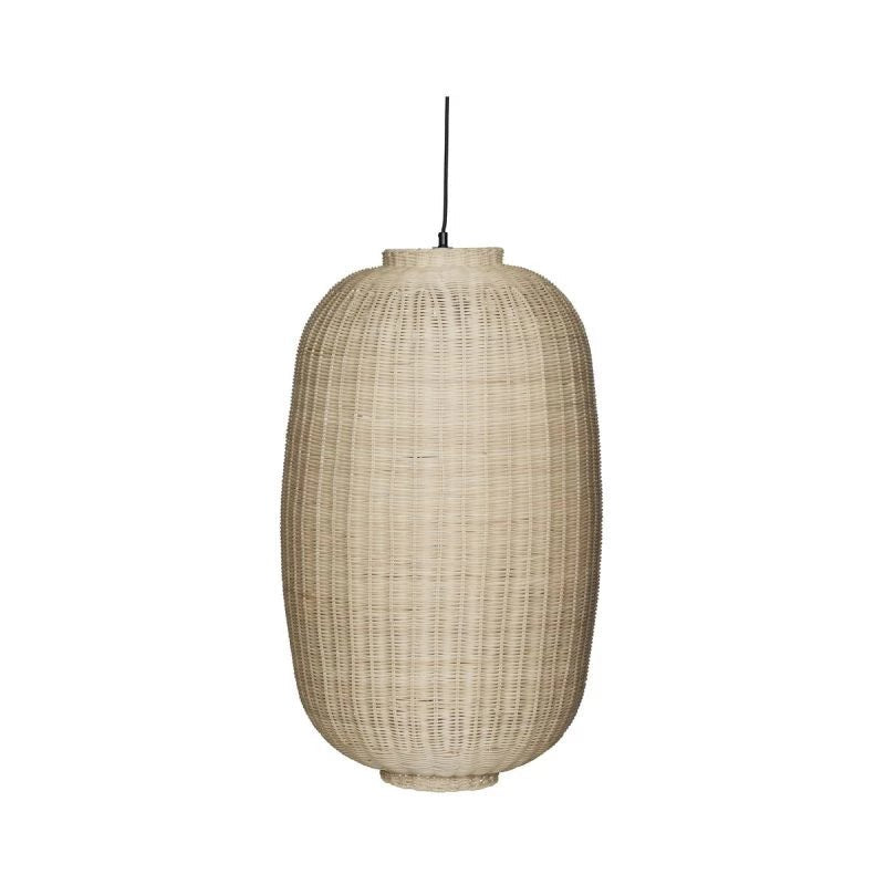 Chand Ceiling Light Oval Natural/Black - Urban Nest