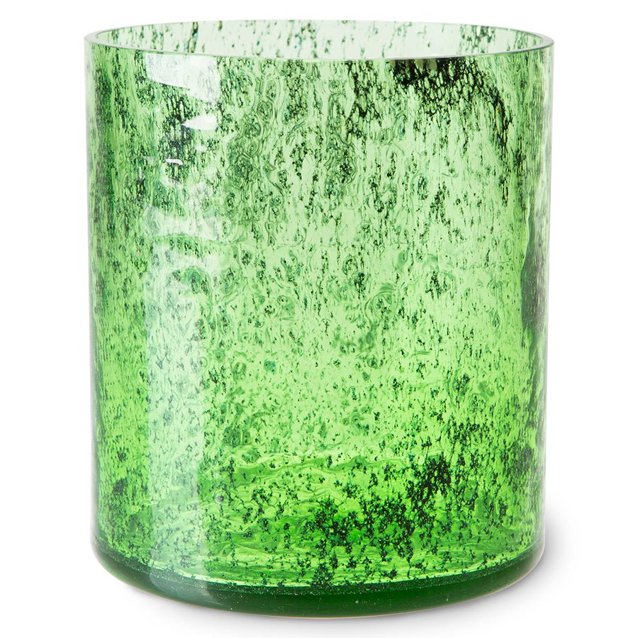 Cheetah glass vases - green (set of 2) - Urban Nest