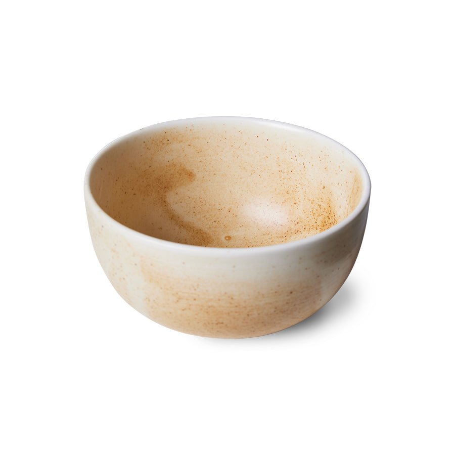 Chef ceramics - bowl, rustic cream/brown - Urban Nest