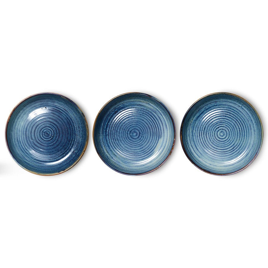 Chef ceramics: deep plate L, rustic blue - Urban Nest