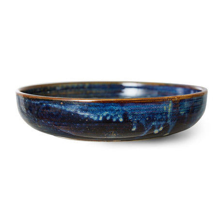 Chef ceramics: deep plate L, rustic blue - Urban Nest