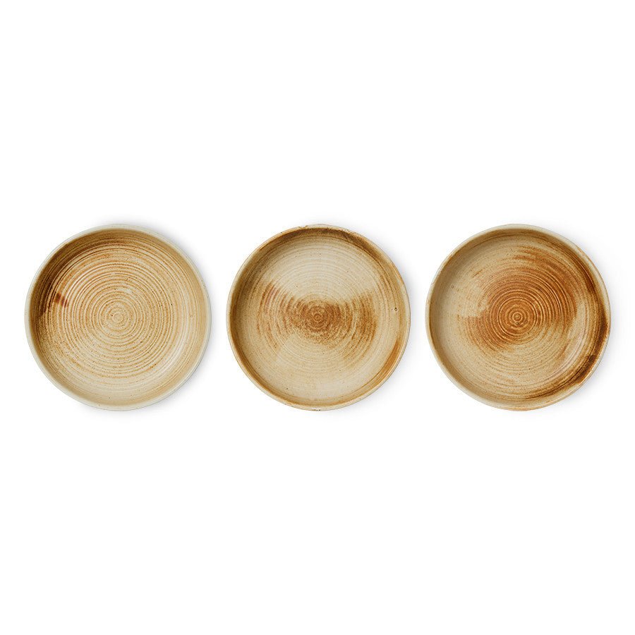 Chef ceramics: deep plate M, rustic cream/brown - Urban Nest