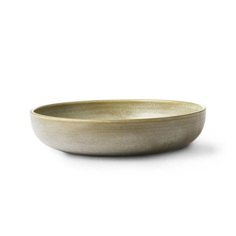 Chef ceramics: deep plate rustic - green/grey - Urban Nest