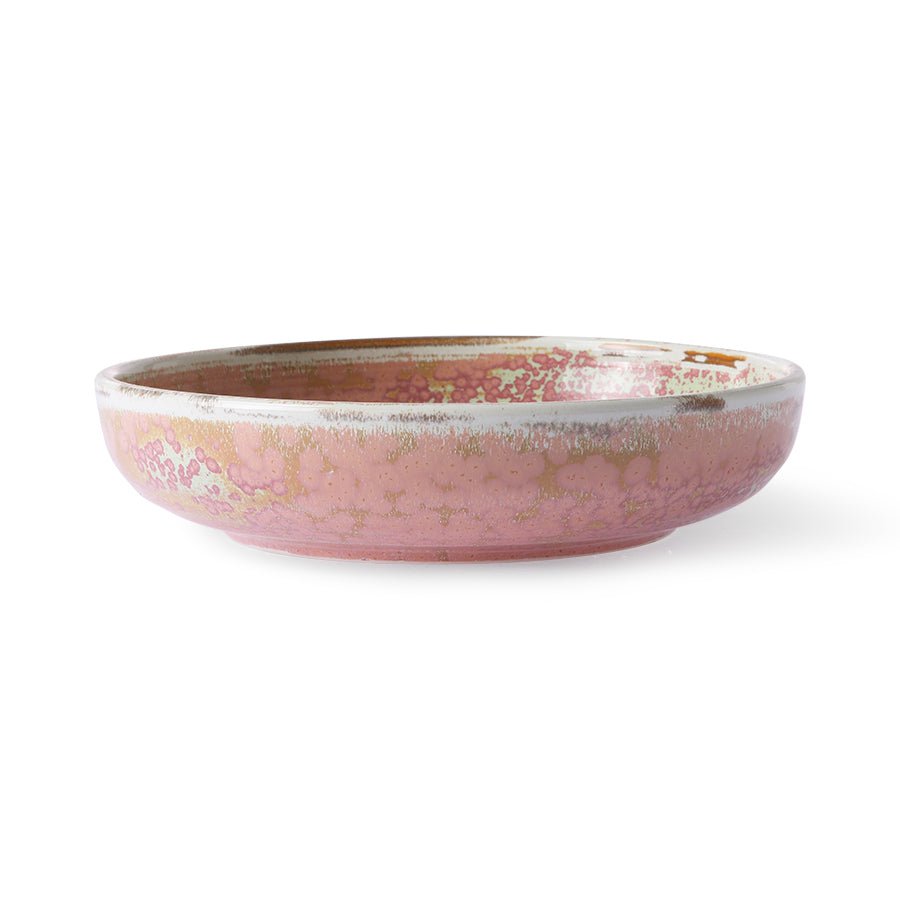 Chef ceramics: deep plate - rustic pink - Urban Nest