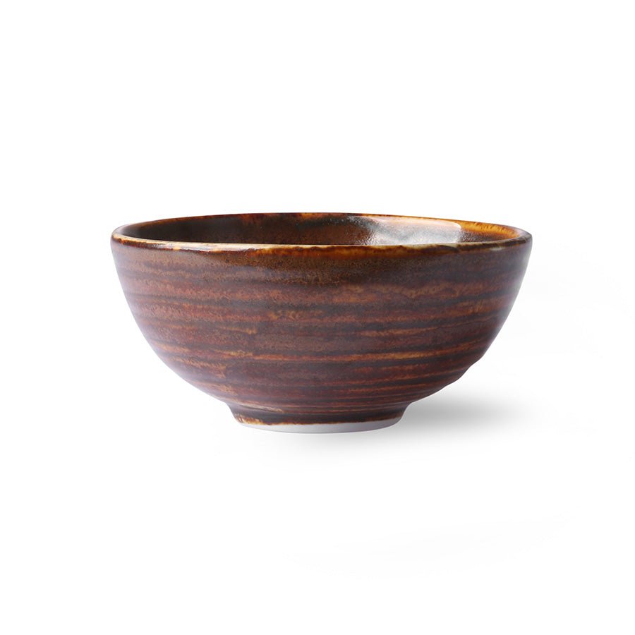 Chef ceramics: dessert bowl - rustic brown - Urban Nest