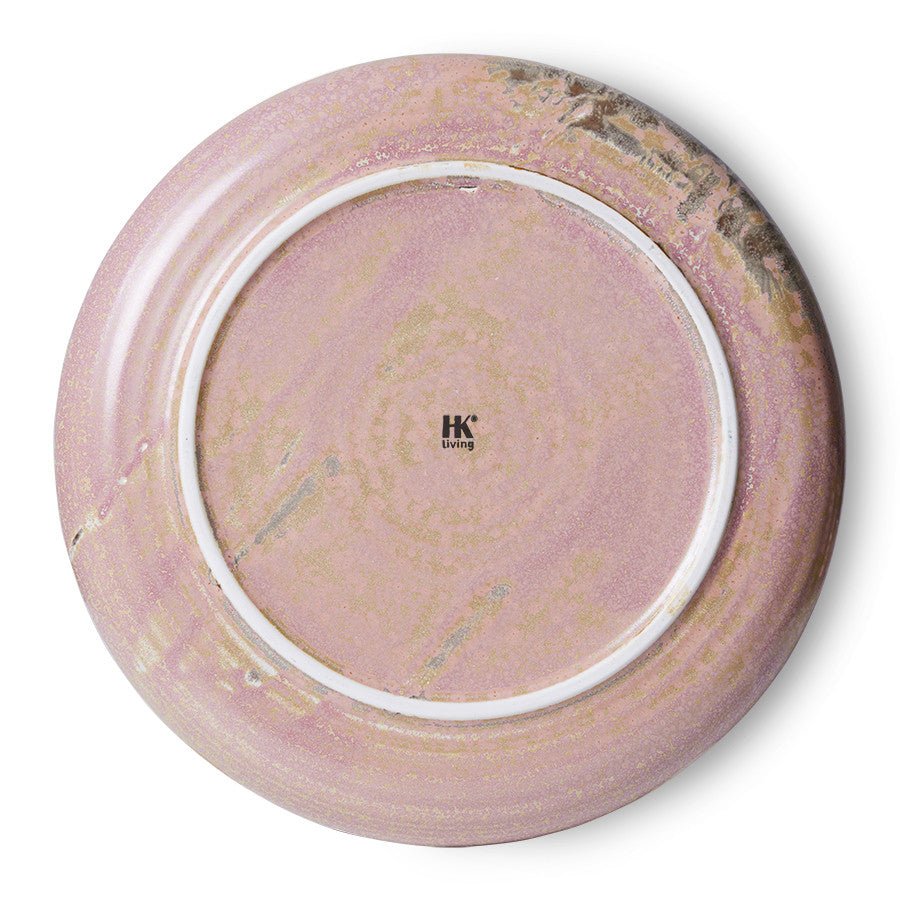 Chef ceramics: dinner plate, rustic pink - Urban Nest