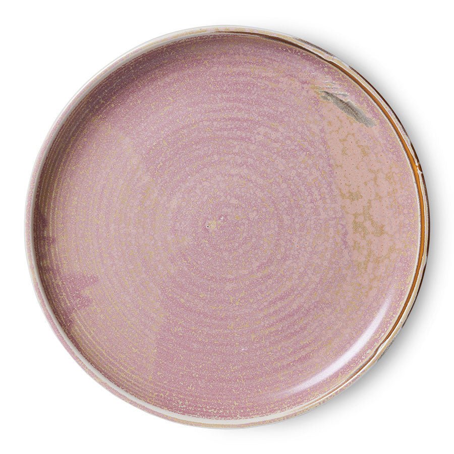 Chef ceramics: dinner plate, rustic pink - Urban Nest