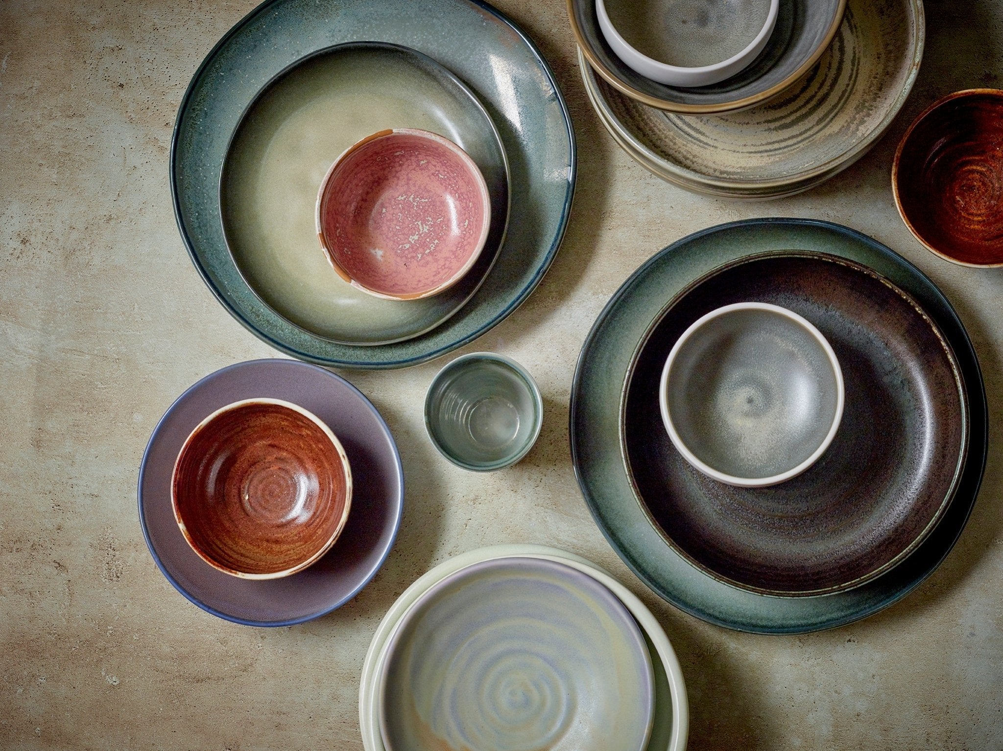 Chef ceramics: flat bowl - purple - Urban Nest